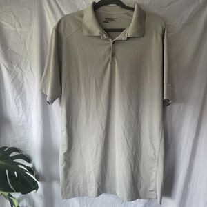 Nike Men's Light Gray Golf Polo Shirt Size XXL